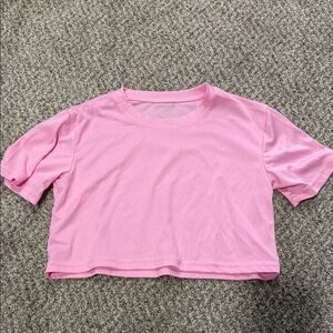 SHEIN Bright Pink Crop Top